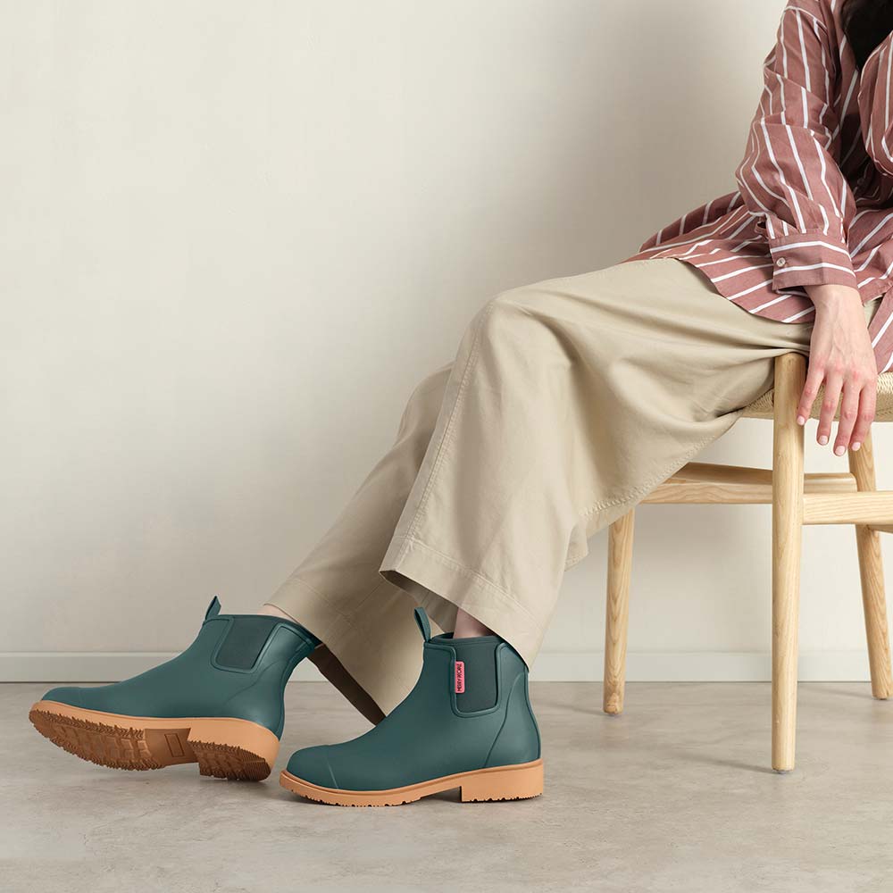Bobbi Wellington Boot // Teal