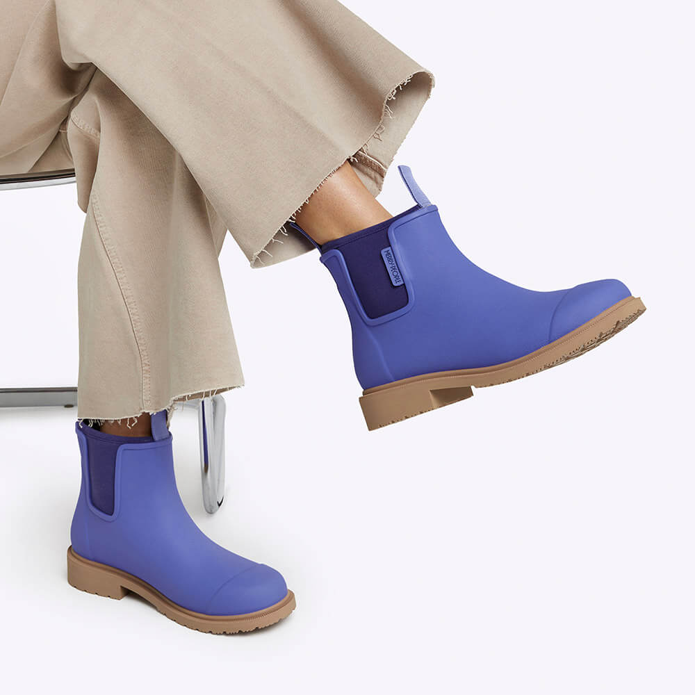 Bobbi Wellington Boot // Violet Blue