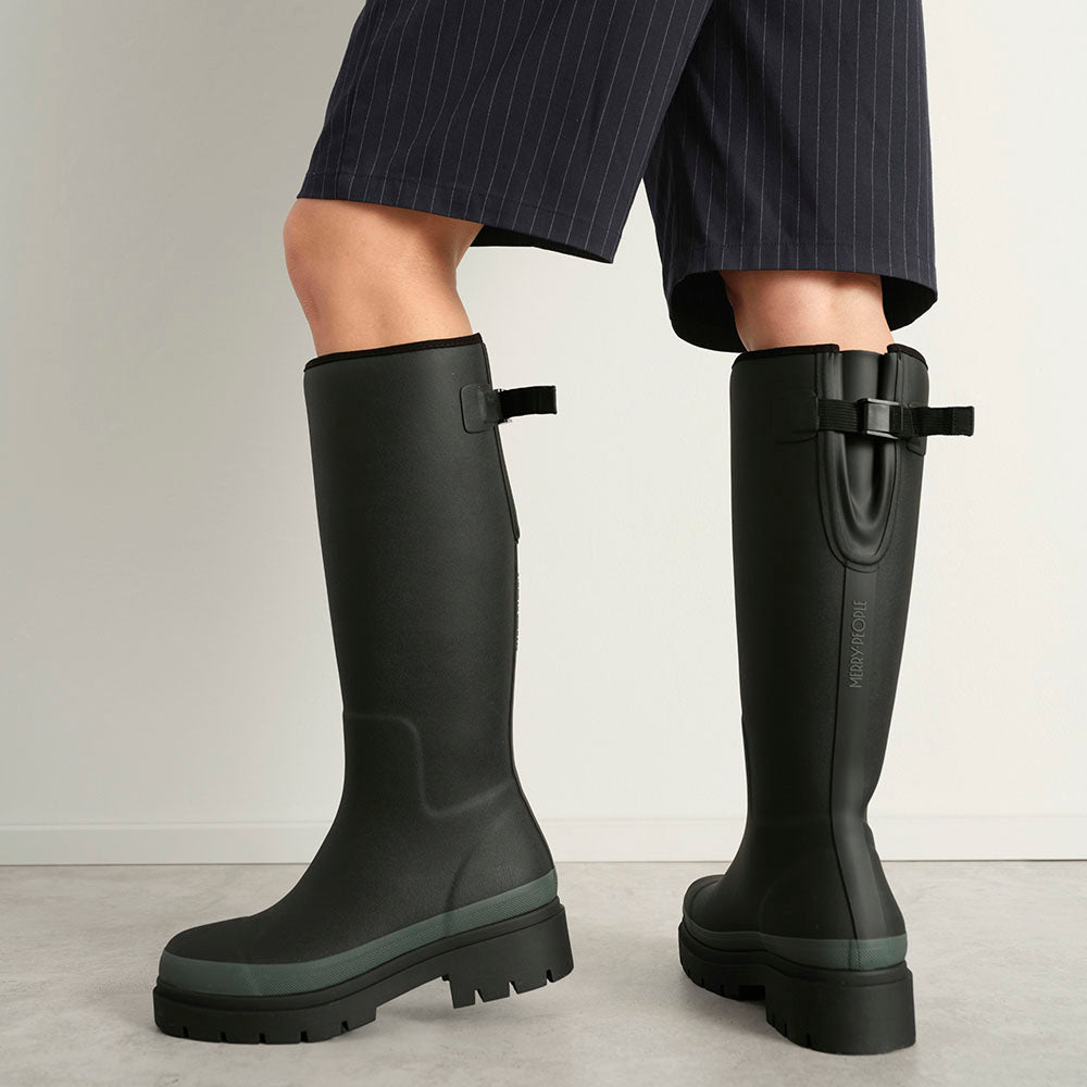 Fergie Tall Wellington Boot // Black