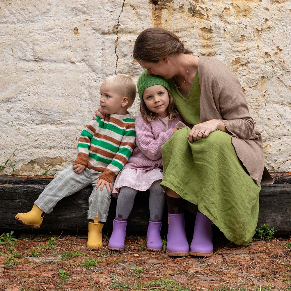 Bobbi Kids Wellington Boot // Dusty Lilac