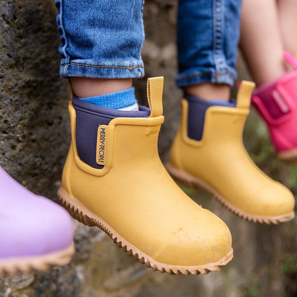 Bobbi Kids Wellington Boot // Straw