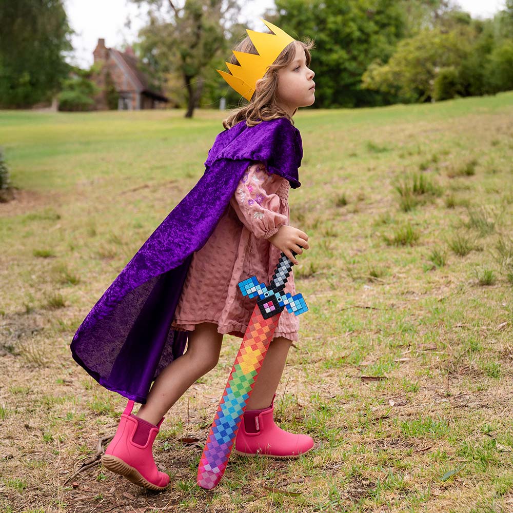 Bobbi Kids Wellington Boot // Fuchsia Pink