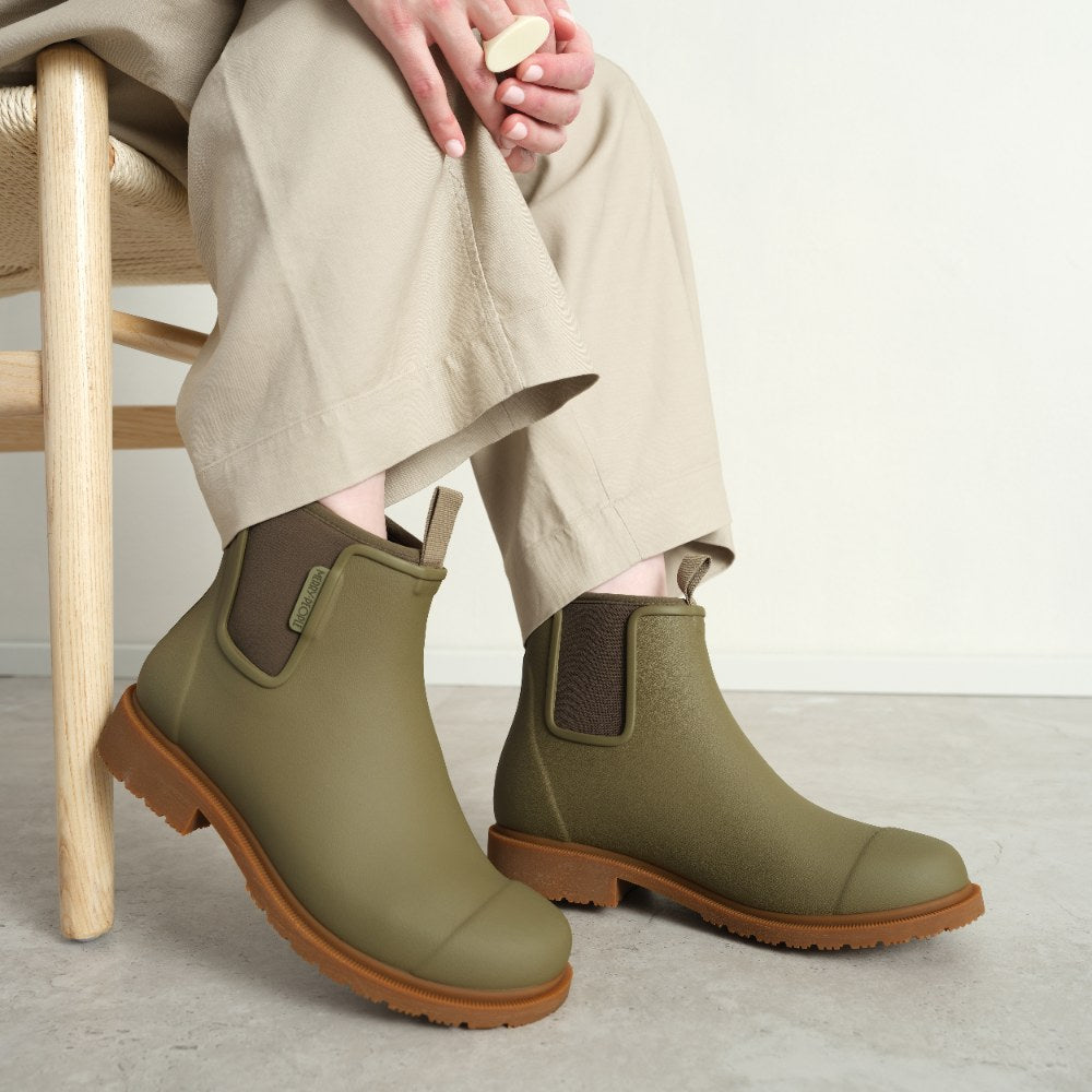 Bobbi Wellington Boot // Khaki Green