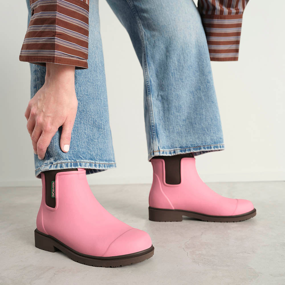 Bobbi Wellington Boot // Musk Pink
