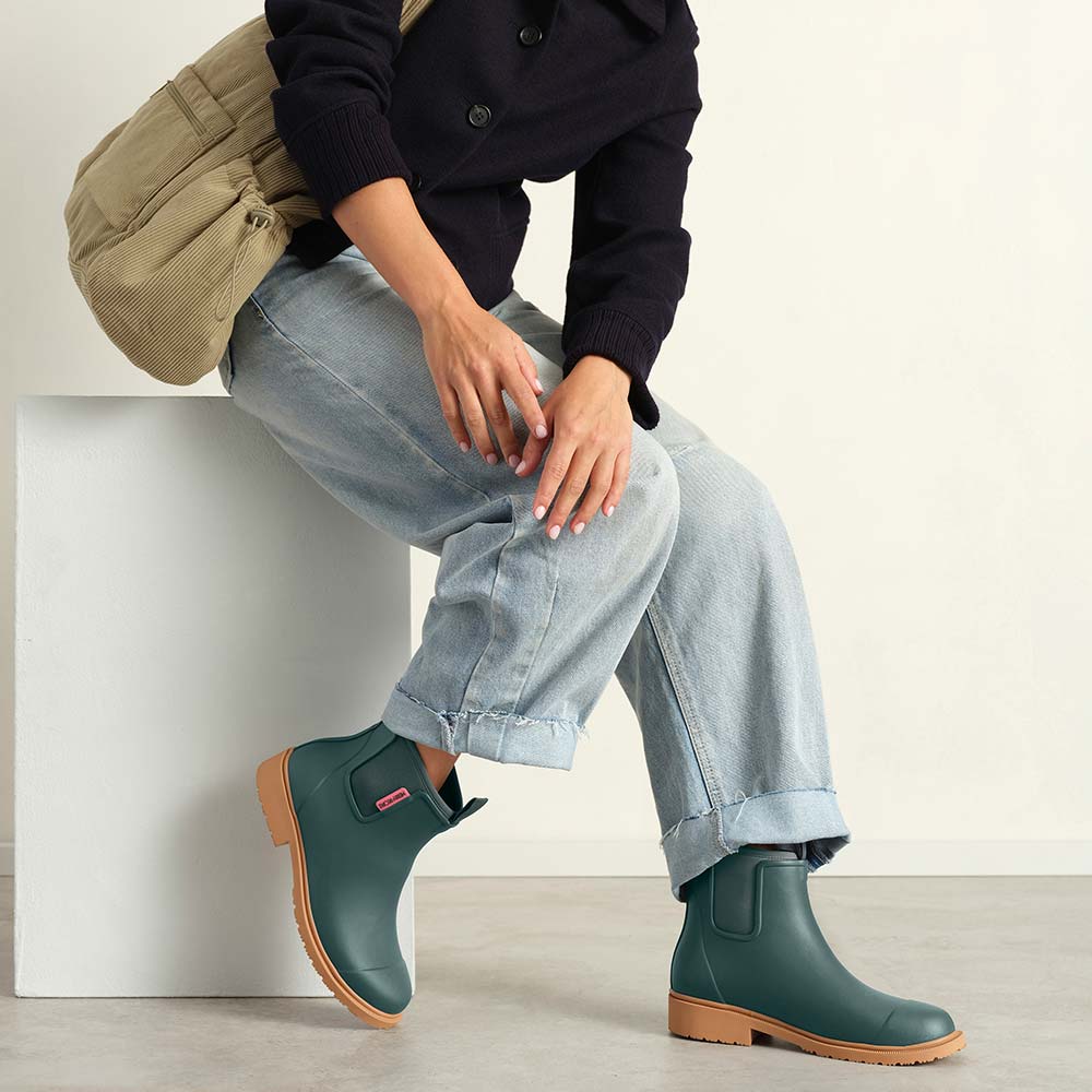 Bobbi Wellington Boot // Teal