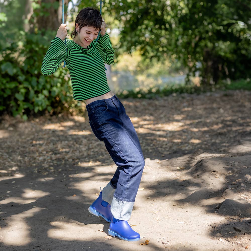 Bobbi Wellington Boot // Cobalt Blue