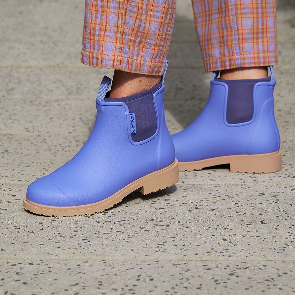 Bobbi Wellington Boot // Violet Blue