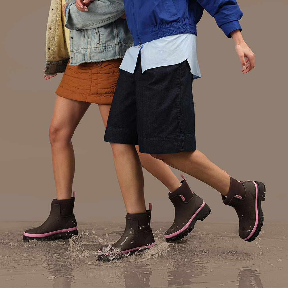 Merry People X Oliver Bonas Tully Boot // Chocolate & Pink