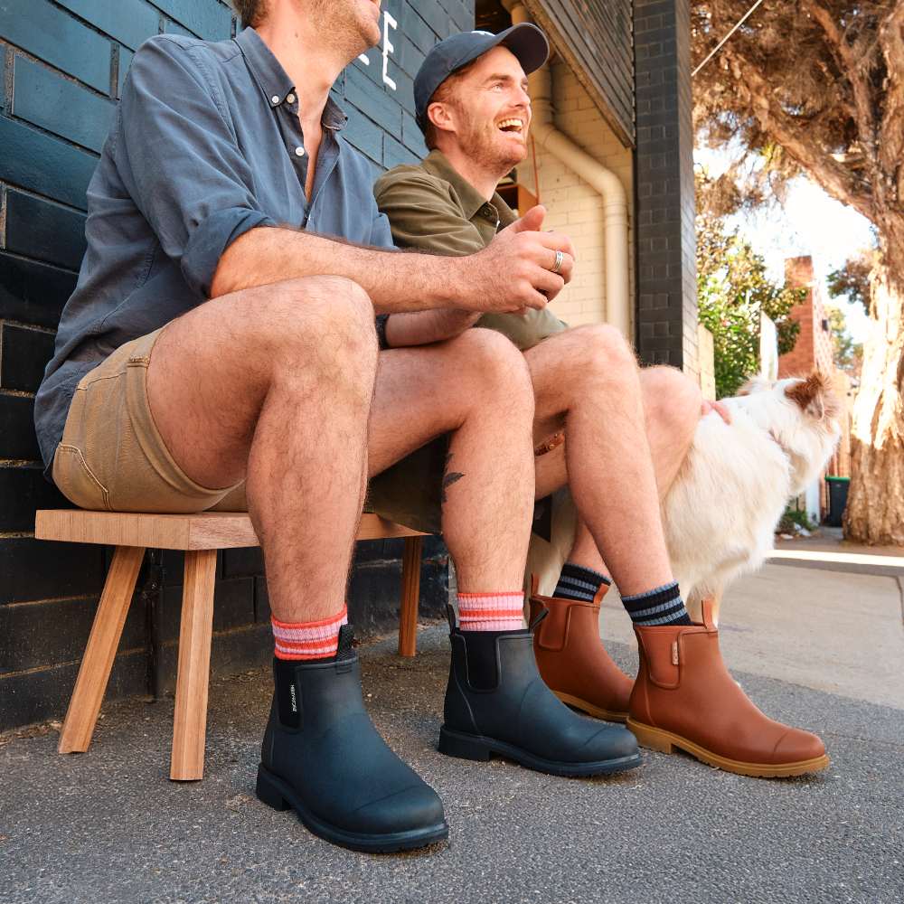 Bobbi Wellington Boot // Black & Black