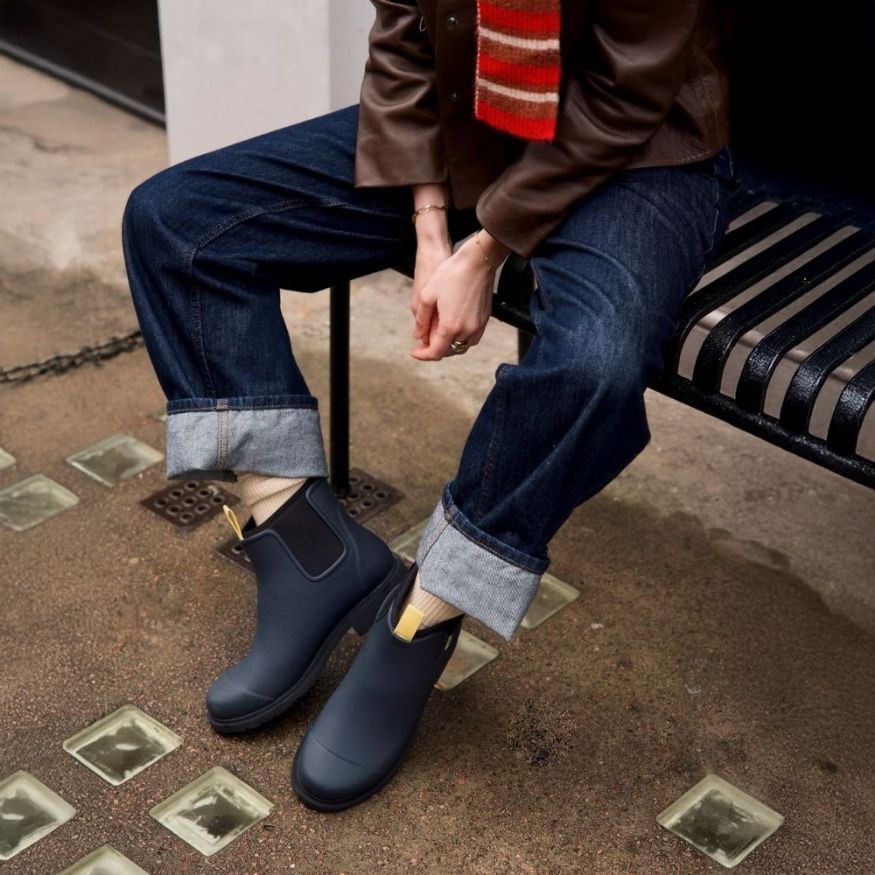 Bobbi Wellington Boot // Midnight Blue