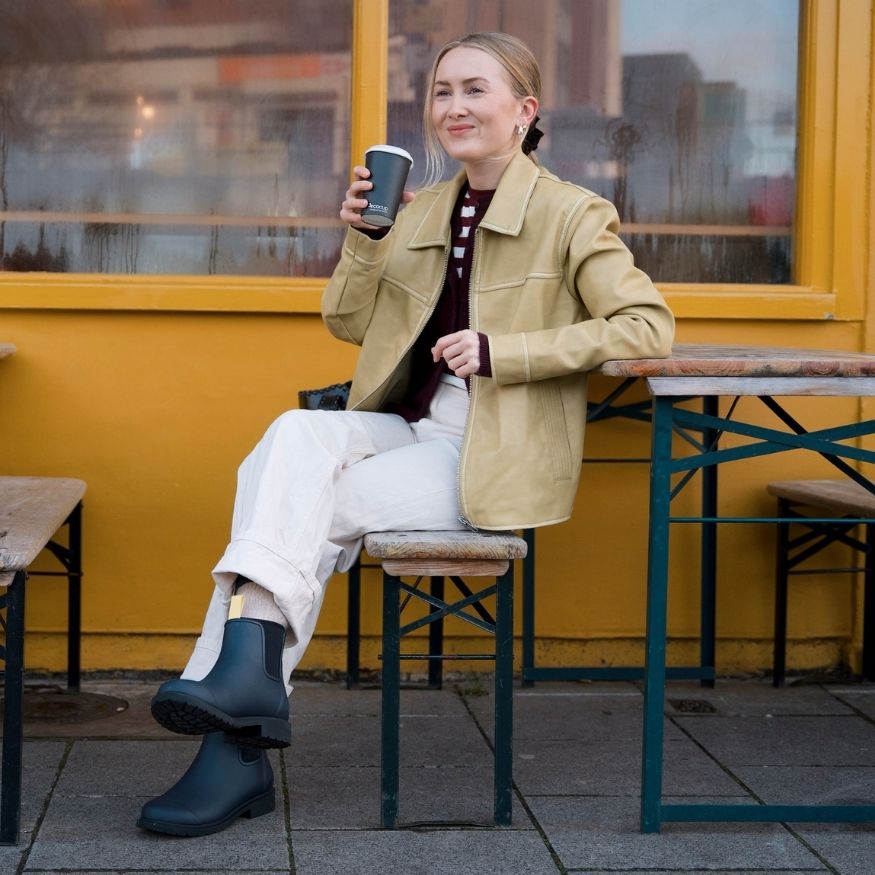 Bobbi Wellington Boot // Midnight Blue