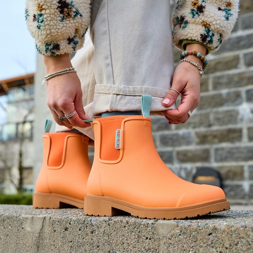 Bobbi Wellington Boot // Sherbet Orange [Retired]