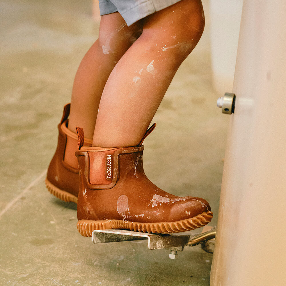 Bobbi Kids Wellington Boot // Rust