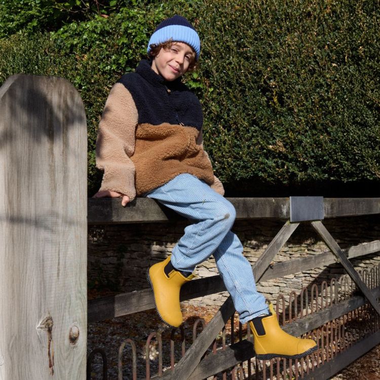 Bobbi Kids Wellington Boot // Mustard Yellow