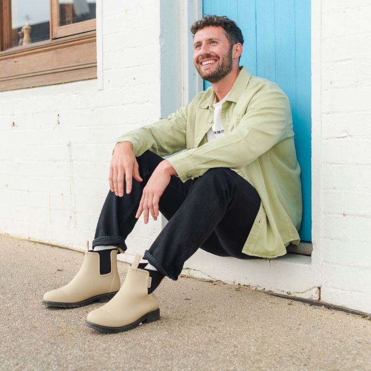 Bobbi Wellington Boot // Sand