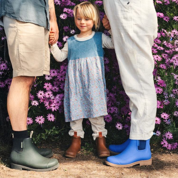 Bobbi Wellington Boot // Violet Blue