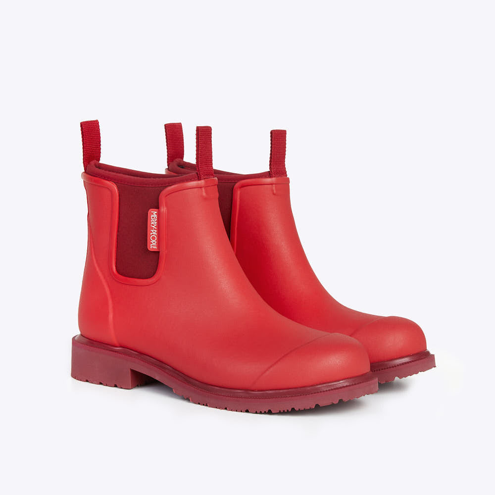 Bobbi Wellington Boot // Poppy Red