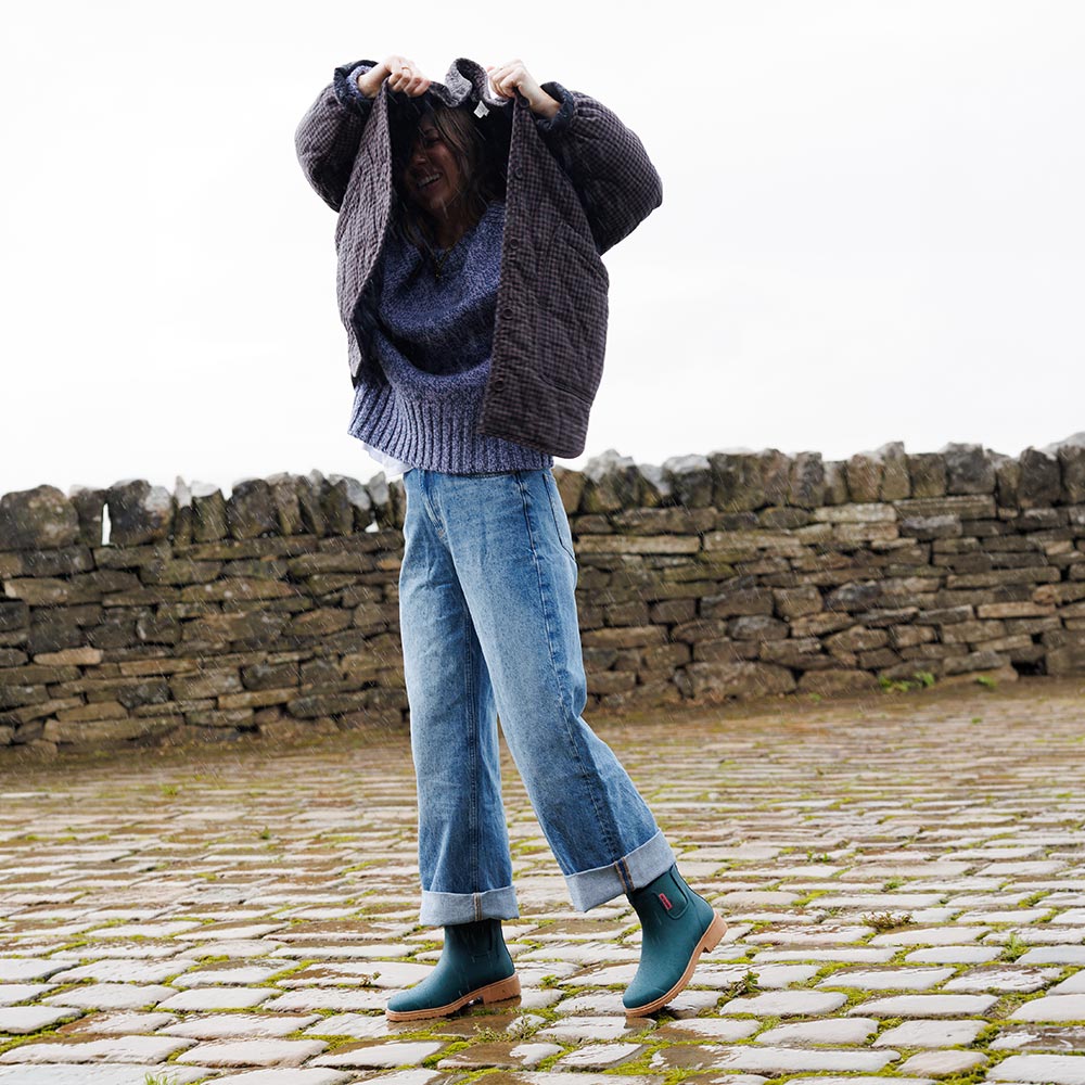Bobbi Wellington Boot // Teal