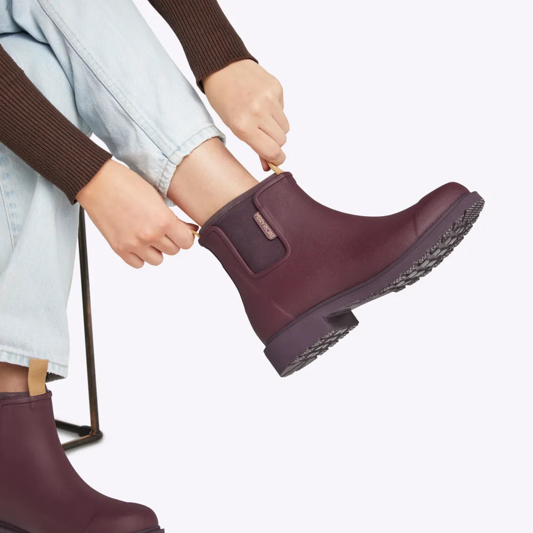 Bobbi Wellington Boot // Dark Cherry