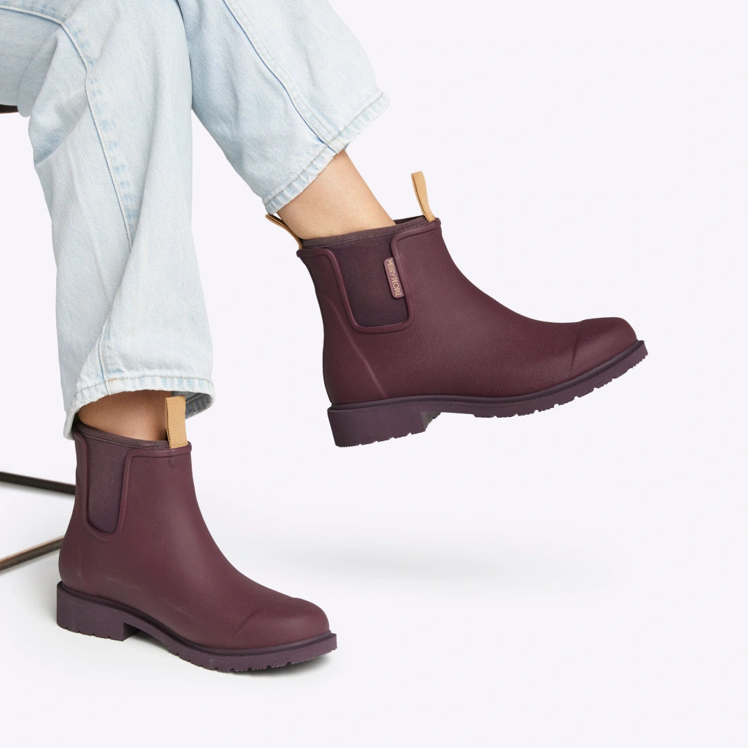 Bobbi Wellington Boot // Dark Cherry