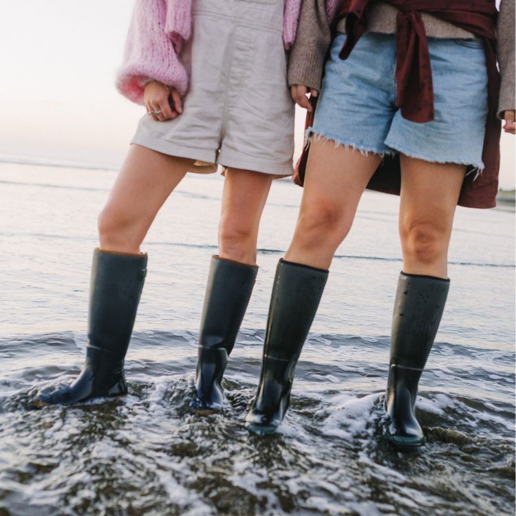 Fergie Tall Wellington Boot // Black