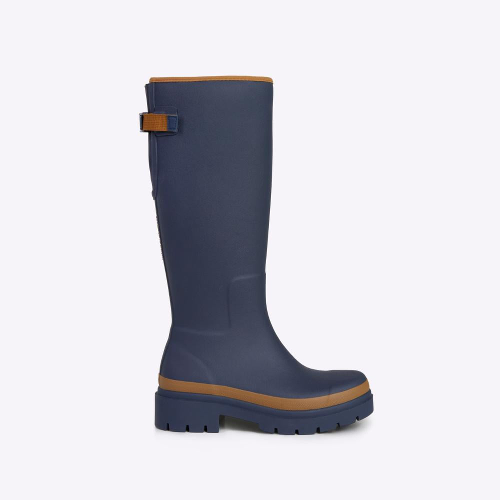 Fergie Tall Wellington Boot // Oxford Blue