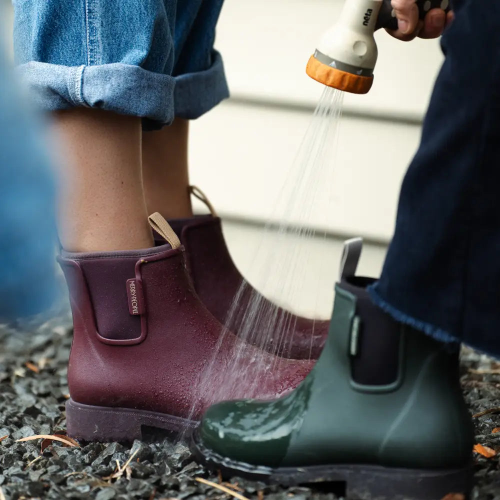 Bobbi Wellington Boot // Dark Cherry