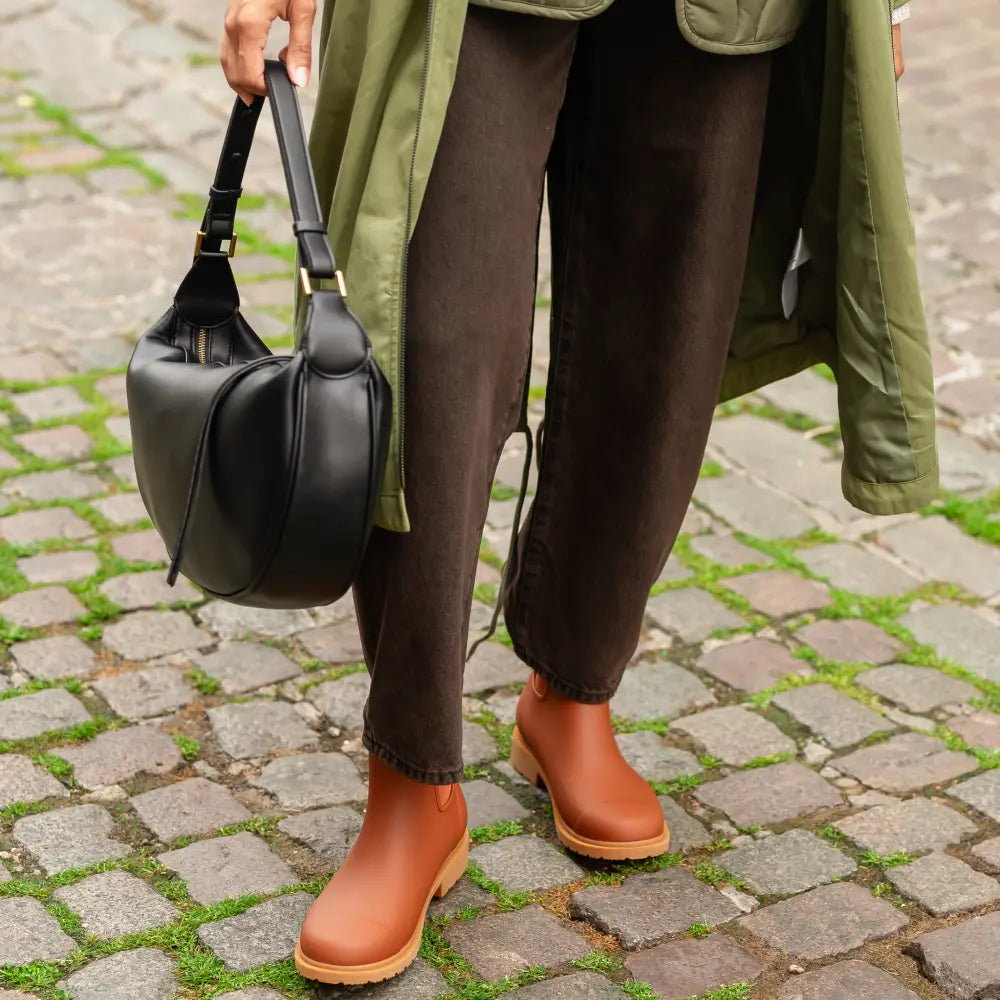 Bobbi Wellington Boot // Rust