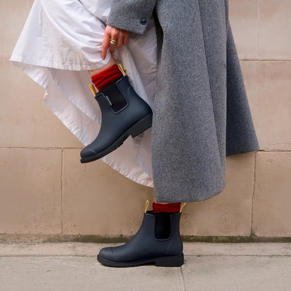 Bobbi Wellington Boot // Midnight Blue