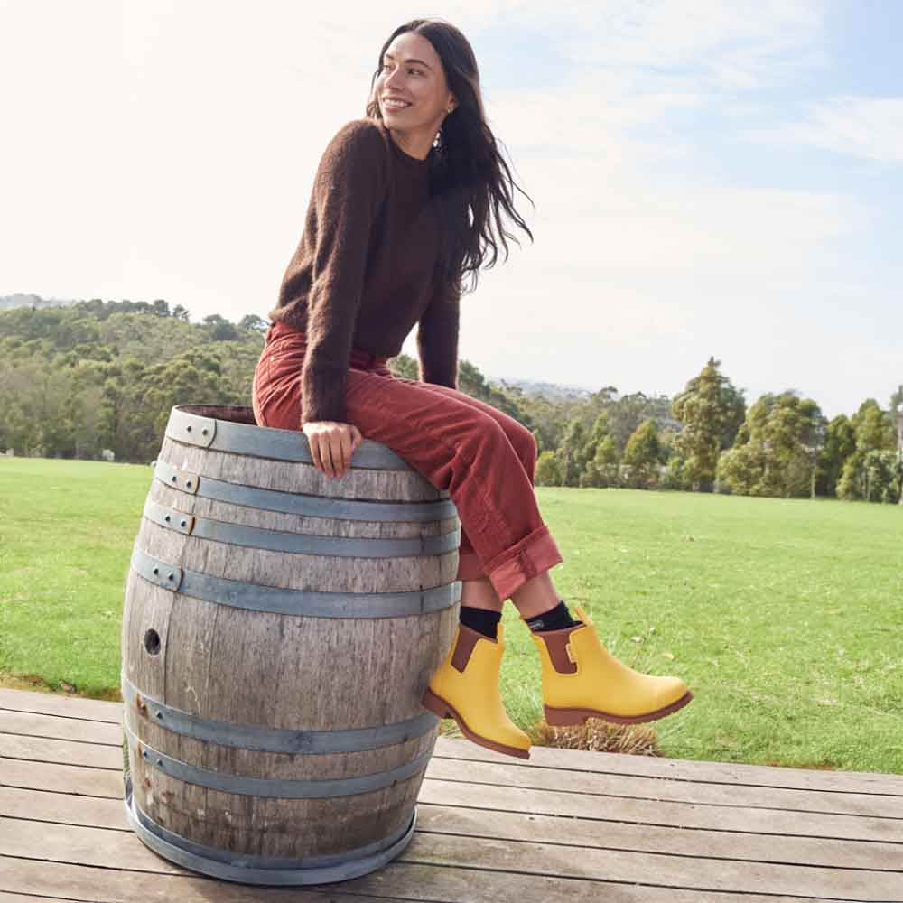 Bobbi Wellington Boot // Sunflower Yellow