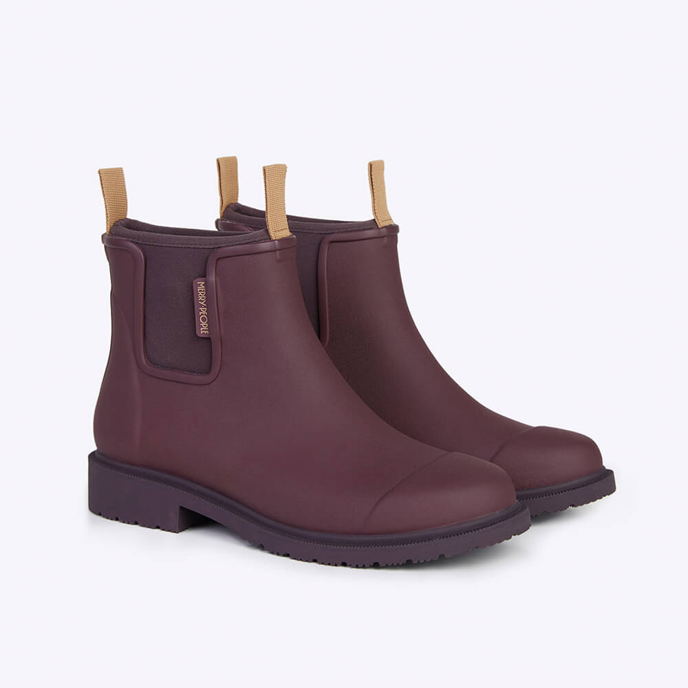 Bobbi Wellington Boot // Dark Cherry