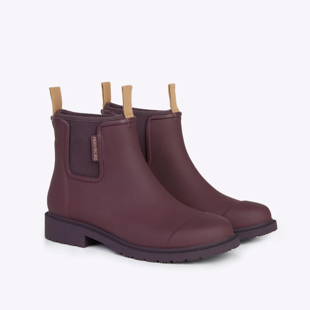 Bobbi Wellington Boot Chocolate Black