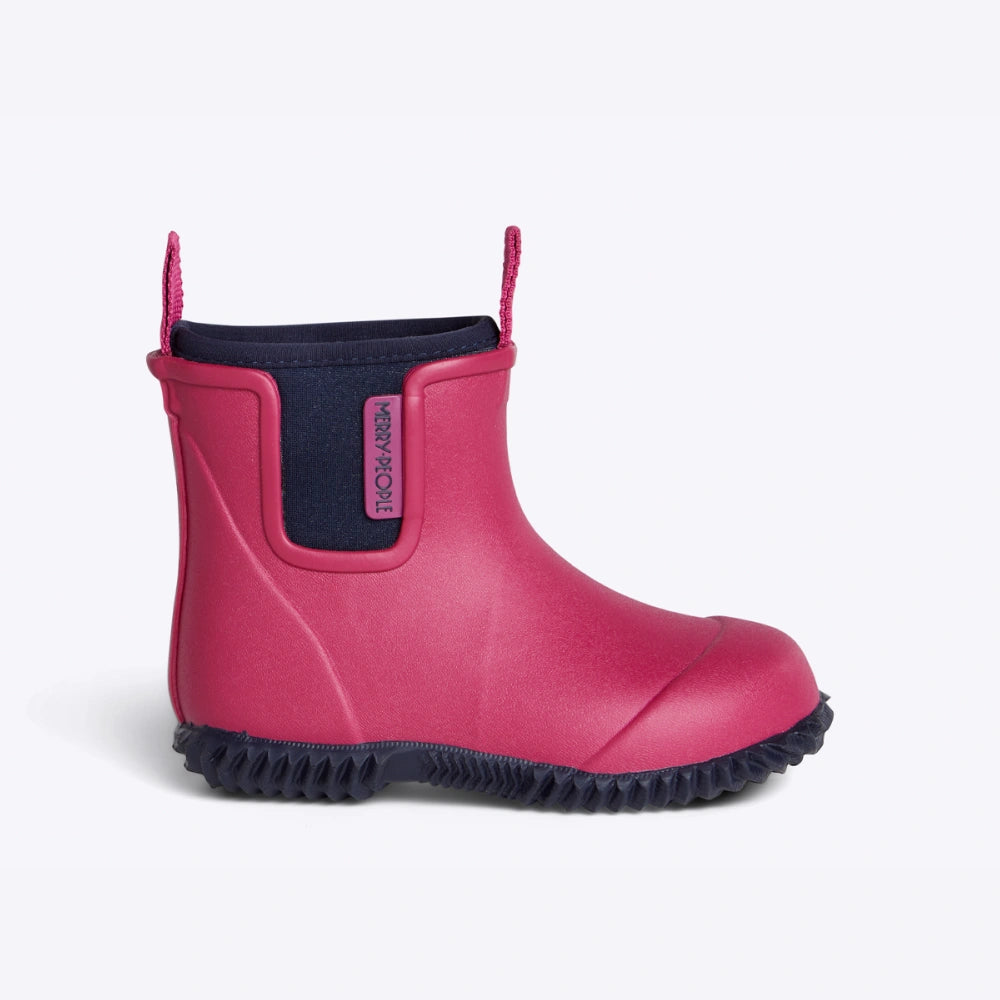 Bobbi Kids Wellington Boot // Magenta & Navy